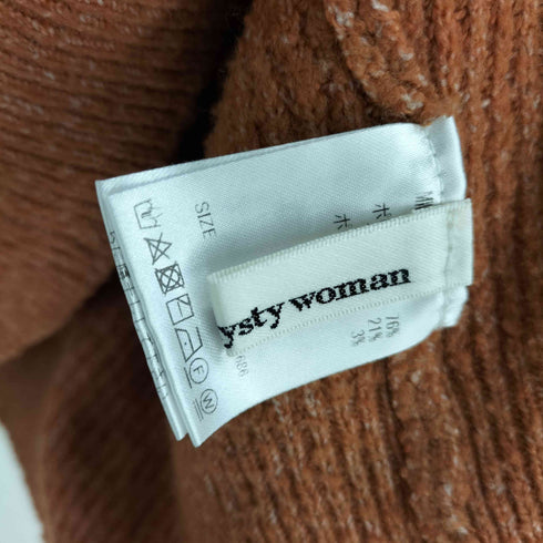 ミスティーウーマン mysty woman アイスクリームクルーニット レディース FREE