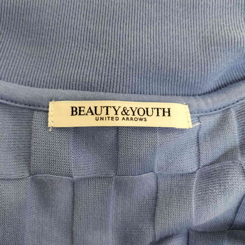 ビューティーアンドユースユナイテッドアローズ BEAUTY & YOUTH UNITED ARROWS チェッカ―ジャカード ジップ カーディガン ウォッシャブル レディース
