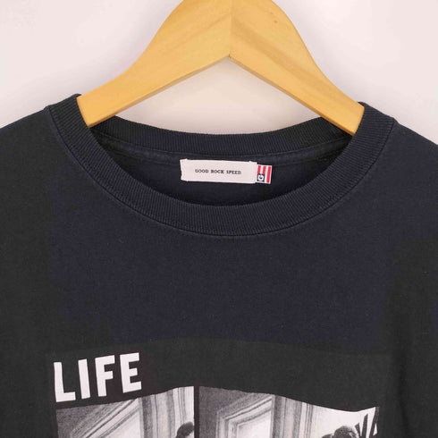 グッドロックスピード GOOD ROCK SPEED LIFE フォトプリント ロングスリーブTシャツ メンズ FREE