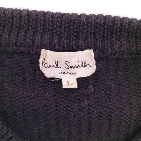 ポールスミスロンドン Paul Smith LONDON 日本製 ウール プルオーバー ニット メンズ import:L