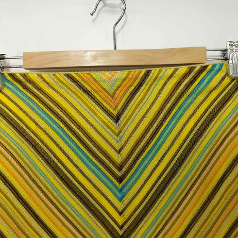 ミッソーニ MISSONI 90S イタリア製 バイアス柄 ミディアムスカート レディース DE:40