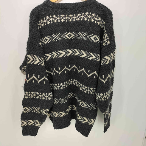 ハントクラブ HUNT CLUB 90S 総柄 プルオーバーニット メンズ
