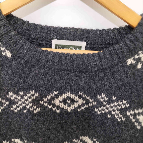 ハントクラブ HUNT CLUB 90S 総柄 プルオーバーニット メンズ