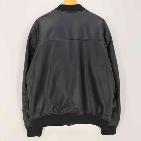 ザラ ZARA フェイクレザー ジップアップ ジャケット メンズ import:XL