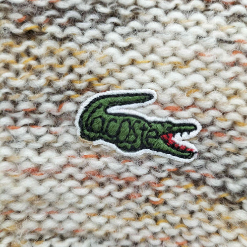 シュミーズラコステ CHEMISE LACOSTE 70-80S 総柄 プルオーバー ロールネック ニット メンズ JPN:2