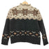 エディーバウアー Eddie Bauer 総柄 ロールネック ニット レディース import:XS