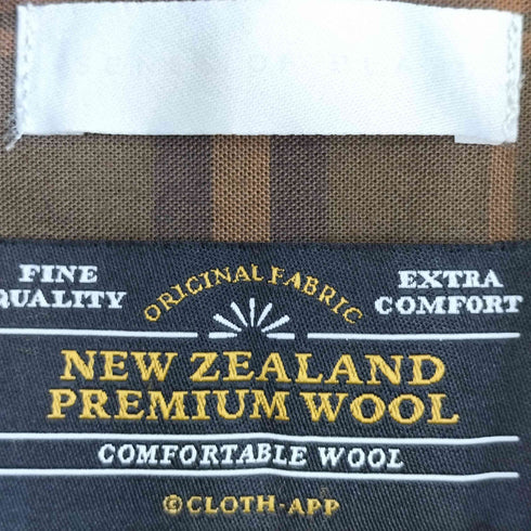 センスオブプレイス SENSE OF PLACE NewzealandwoolチェックCPOシャツ メンズ JPN:M