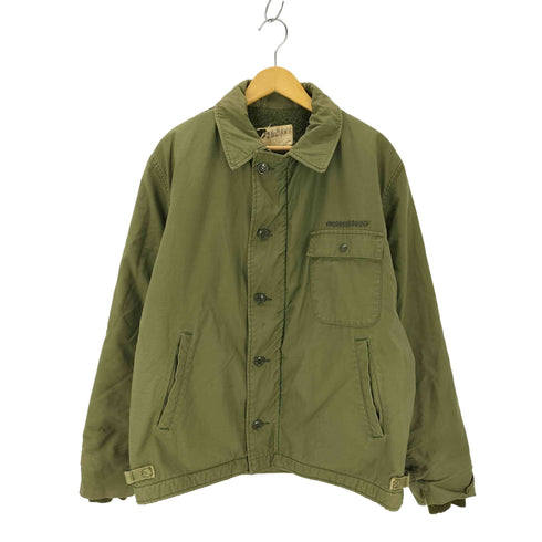 ユーエスネイビー U.S.NAVY JACKET COLD WEATHER PERMEABLE A-2 デッキジャケット 後期型 ステンシル入り メンズ
