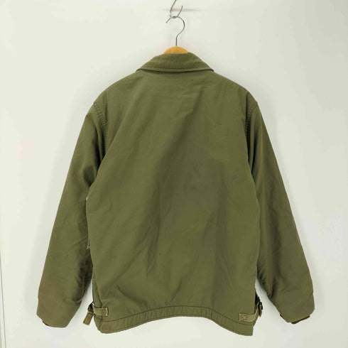ユーエスネイビー U.S.NAVY JACKET COLD WEATHER PERMEABLE A-2 デッキジャケット 後期型 ステンシル入り メンズ