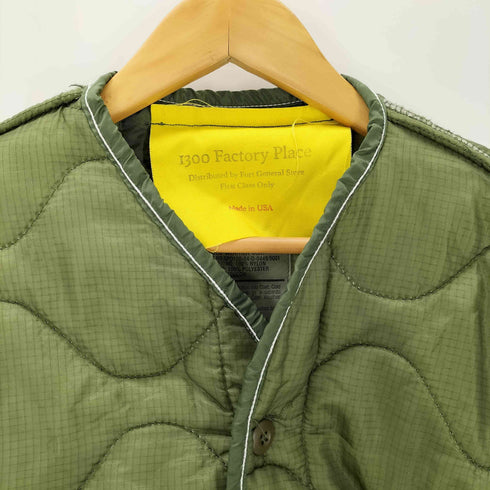 ユーエスアーミー U.S. ARMY 1300 Factory Place Distributed by Fort General Store Remake M-65 Field Liner リメイクキルティングジャケット メンズ JPN:M