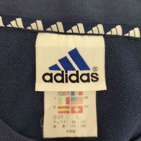 アディダス adidas 90-00S パフォーマンスロゴ刺繍 クルーネック スウェット メンズ import:L