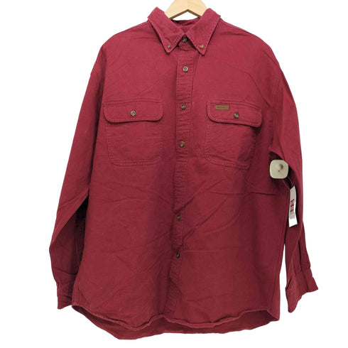 カーハート Carhartt 90S 革ロゴタグ ボタンダウン ワークシャツ メンズ import:L
