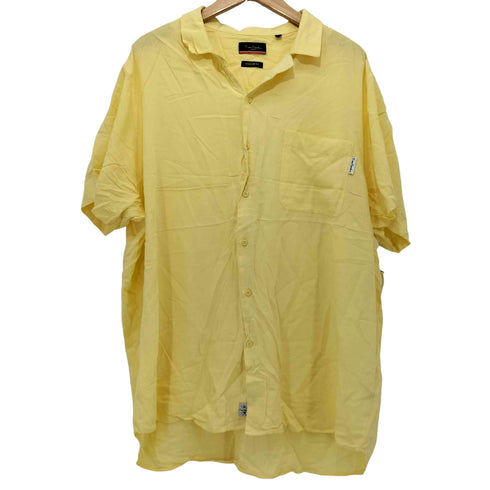 ピエールカルダン pierre cardin REGULAR FIT レーヨン S/S オープンカラー シャツ メンズ 3XL