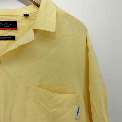 ピエールカルダン pierre cardin REGULAR FIT レーヨン S/S オープンカラー シャツ メンズ 3XL