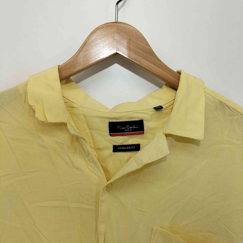 ピエールカルダン pierre cardin REGULAR FIT レーヨン S/S オープンカラー シャツ メンズ 3XL