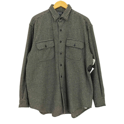ポロバイラルフローレン Polo by RALPH LAUREN 90S BENFORD 千鳥格子柄 カシミヤ シャツ メンズ import:L
