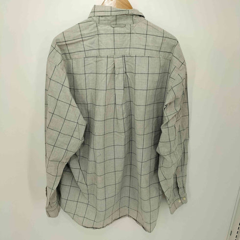 トミーヒルフィガー TOMMY HILFIGER フィリピン製 シンプルチェック ボタンダウンシャツ メンズ import:L