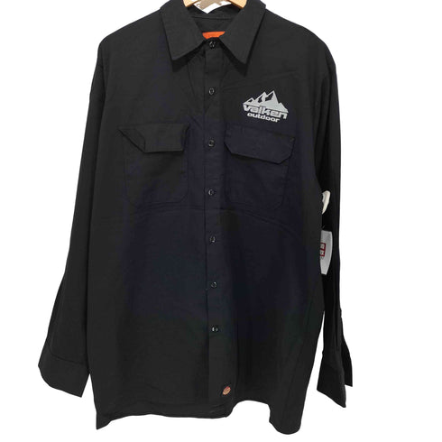 レッドキャップ RED KAP フロントポケット 企業ロゴ L/S ワーク シャツ メンズ L-RG