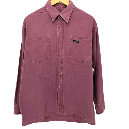 ハーレーダビッドソン HARLEY-DAVIDSON メキシコ製 スナップボタン フロントポケット L/S シャツ メンズ import:L