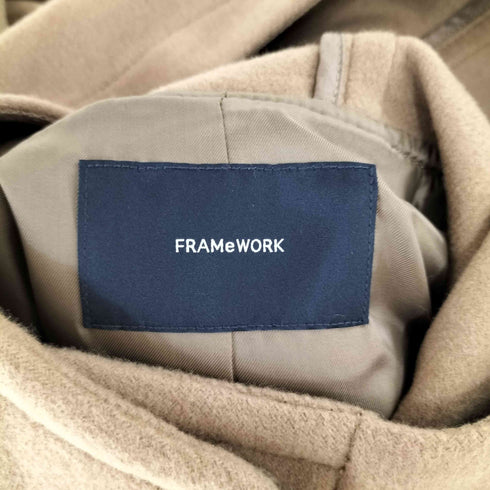 フレームワーク FRAMeWORK メルトンダッフルポンチョコート2 レディース JPN:38