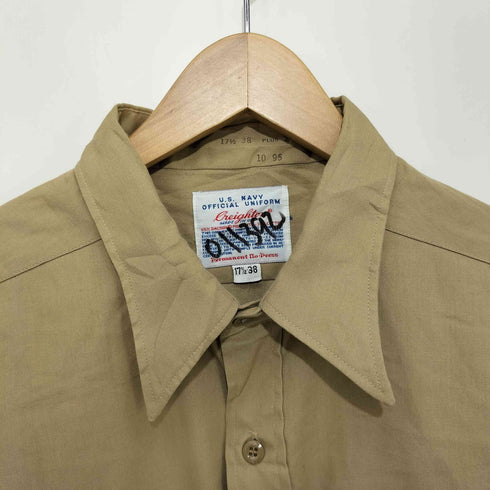 ユーエスネイビー U.S.NAVY USA製 オフィシャル ドレスシャツ メンズ 17 1/2 38
