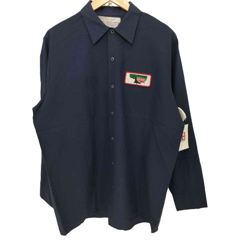 レッドキャップ RED KAP 企業ロゴワッペン スナップボタン L/S ワーク シャツ メンズ L-RG