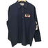 レッドキャップ RED KAP 企業ロゴワッペン スナップボタン L/S ワーク シャツ メンズ L-RG