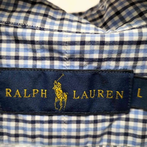 ラルフローレン RALPH LAUREN スモールポニー刺繍 L/S BD チェックシャツ メンズ JPN:L