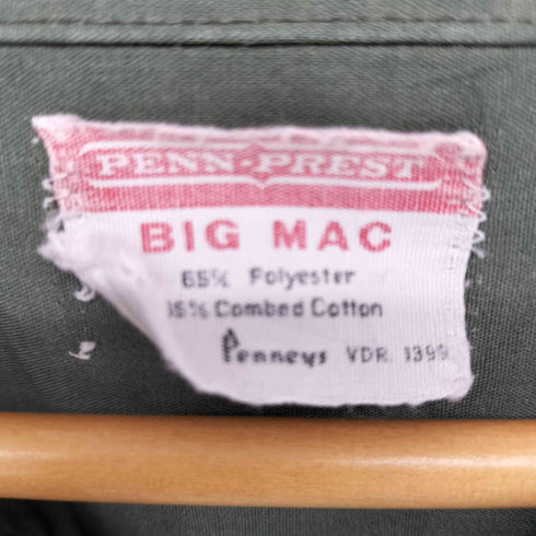 ビッグマック BIG MAC フロントポケット オープンカラー シャツ メンズ