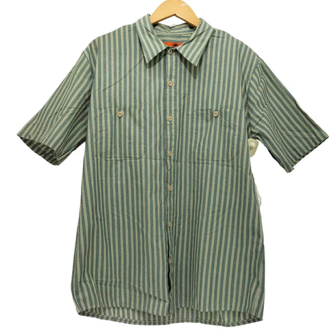レッドキャップ RED KAP ストライプ S/S ワークーシャツ メンズ