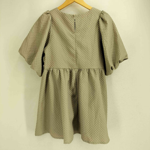 コカ coca 24aw ダイヤ エンボス ブラウス レディース L