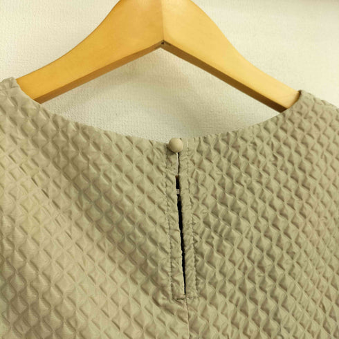 コカ coca 24aw ダイヤ エンボス ブラウス レディース L