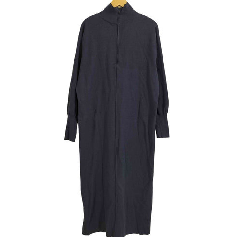 オメカシ omekashi 22aw ハーフジップ2WAYニットワンピース レディース 36