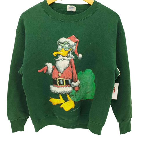 Duck Bead 90S USA製 両面プリント プルオーバースウェット メンズ import:M