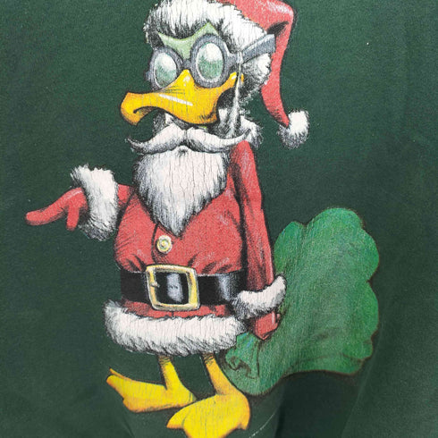 Duck Bead 90S USA製 両面プリント プルオーバースウェット メンズ import:M