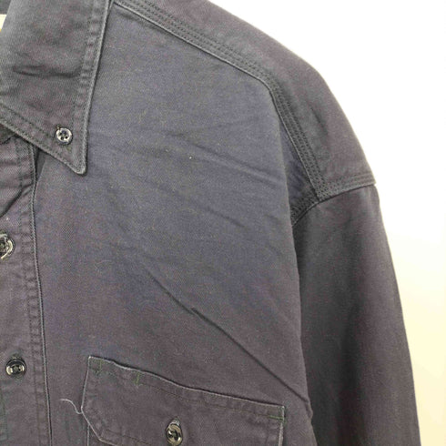 カーハート Carhartt 15SS ロゴパッチ フロントポケット ボタンダウン L/S シャツ メンズ import:XL