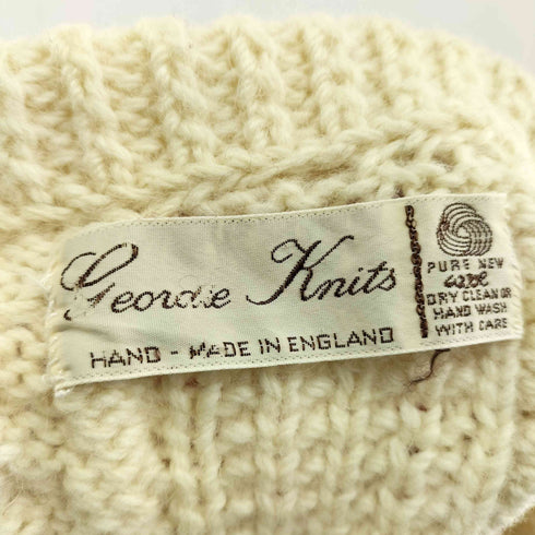 geordie knits イングランド製 フィッシャーマン アランニットセーター メンズ