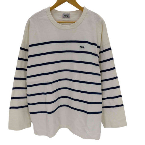 ザフォックスコレクション THE FOX COLLECTION ボーダークルーネックカットソー メンズ JPN:L
