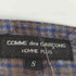 コムデギャルソンオムプリュス COMME des GARCONS HOMME PLUS AD1998 99SS Secret Treasure シークレットトレジャー フリル期 アジャスターベルト ポリエステル コットン テーパード チェック スラックス パンツ メンズ JPN:S