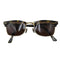 レイバン Ray-Ban B&L USA Square Clubmaster Sunglasses スクエア クラブマスター サングラス イエロー トータス メンズ