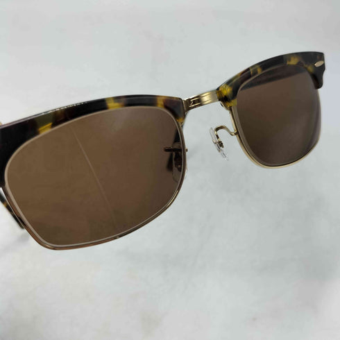 レイバン Ray-Ban B&L USA Square Clubmaster Sunglasses スクエア クラブマスター サングラス イエロー トータス メンズ