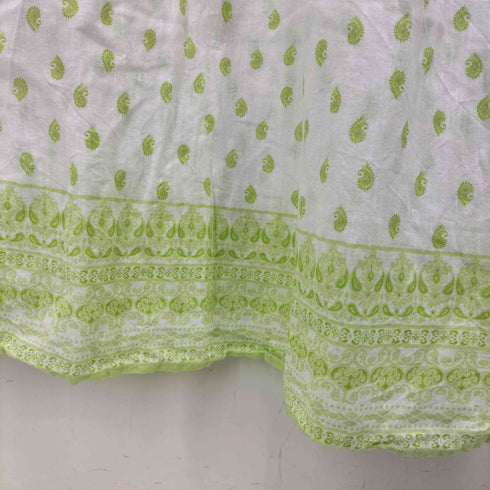 ザラ ZARA ペイズリー柄 刺繍 ノースリーブ ワンピース レディース import:S