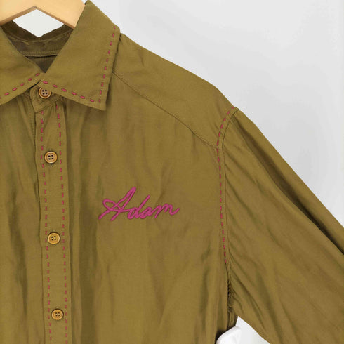ブラックウィドゥ BLACK WEIRDOS 16SS Adam Rayon Shirts アダム レーヨン シャツ 背面 刺繍 メンズ JPN:M