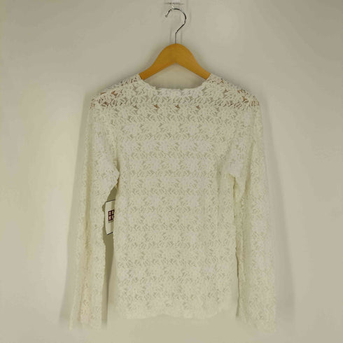 コムデギャルソンコムデギャルソン COMME des GARCONS COMME des GARCONS コットンナイロン 花柄 レース ロングスリーブTシャツ レディース JPN:S