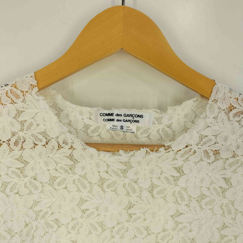 コムデギャルソンコムデギャルソン COMME des GARCONS COMME des GARCONS コットンナイロン 花柄 レース ロングスリーブTシャツ レディース JPN:S