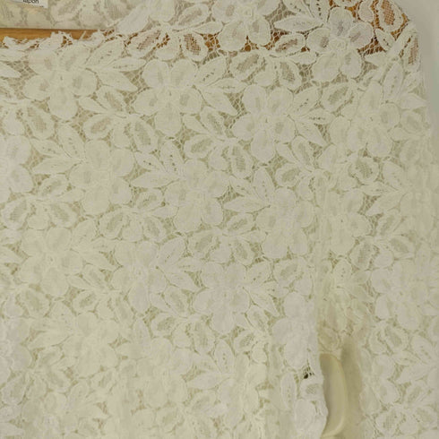 コムデギャルソンコムデギャルソン COMME des GARCONS COMME des GARCONS コットンナイロン 花柄 レース ロングスリーブTシャツ レディース JPN:S