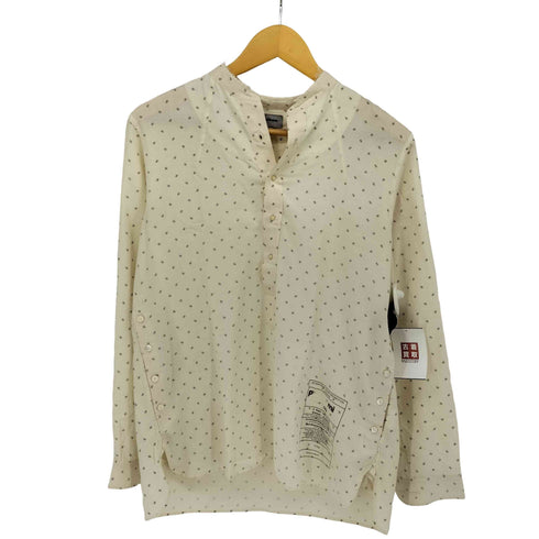 アンダーカバーイズム UNDERCOVERISM 12SS openstrings期 LOOK 15-16 カットオフ 総柄 ノーカラー プルオーバー グランパシャツ メンズ JPN:2