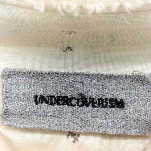 アンダーカバーイズム UNDERCOVERISM 12SS openstrings期 LOOK 15-16 カットオフ 総柄 ノーカラー プルオーバー グランパシャツ メンズ JPN:2
