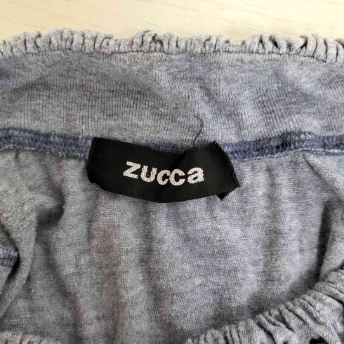 ズッカ ZUCCa コットンウール 襟ギャザー プルオーバーシャツ レディース JPN:M