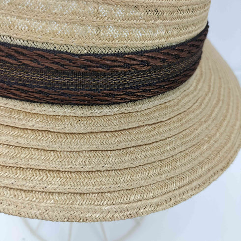 ノックスニューヨーク KNOX NEW YORK 天然草素材 中折れハット メンズ LL